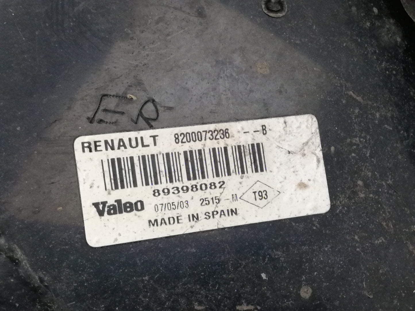 Fanale Stop Posteriore Sinistro RENAULT MÉGANE 2 Serie Berlina