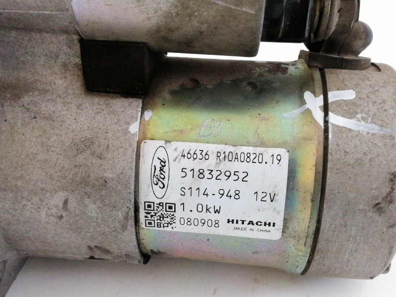 Motorino avviamento ford ka 1.2 ( 2008 in poi ) hitachi 51832952 - 1.0 kw