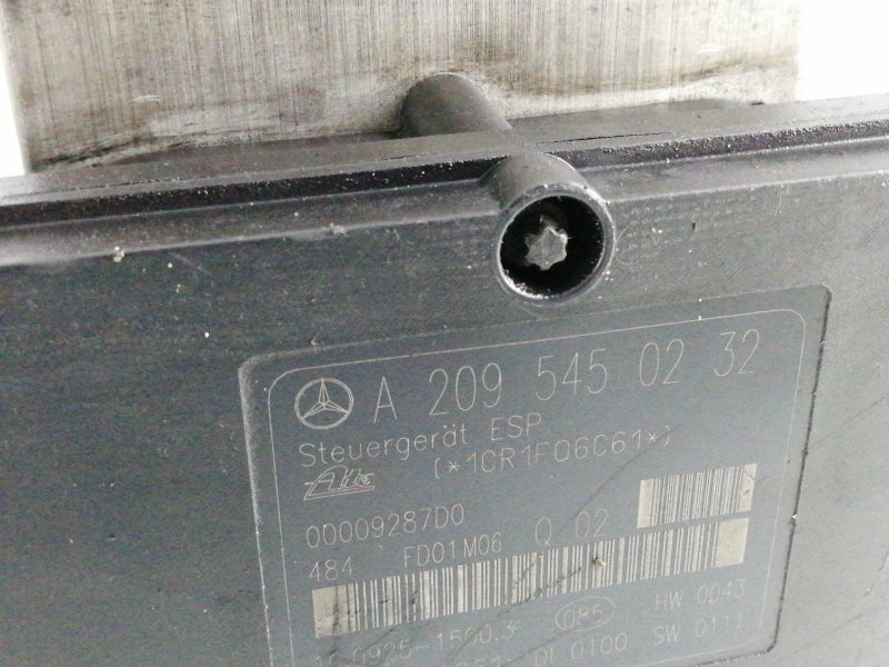 CENTRALINA POMPA ABS MERCEDES CLASSE C W203 C203 (2000 - 2004) A0034319412